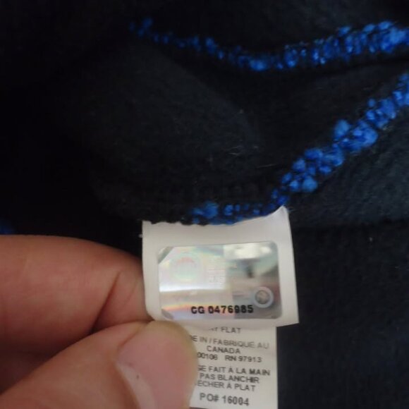 Canada Goose Blue Expedition Trapper Pom Pom Hat Mint! - Picture 3 of 5